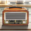 RADIO PRZENOŚNE OLZA LTC 102UBT RETRO Z PODŚWIETLENIEM FM/AM/SW USB BLUETOOTH LXLTC102UBT