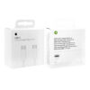 APPLE KABEL TYP-C -TYP-C 2M 240W DO IPHONE 15 BIAŁY OPLOT BOX