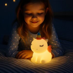 Ecobox Lampa LED Panda dla dzieci 1W Biało-czarny Silikon
