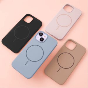 Nakładka Silicone Thin MagSafe case do iPhone 13 jasnoniebieski