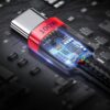 Baseus kabel Cafule USB-C - USB-C 100W 2m czarny oplot CATKLF-ALG1