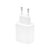 ECOBOX ŁADOWARKA SIECIOWA PAX 20W BIAŁY USB+TYP-C + KABEL TYP-C/LIGHTNING PD