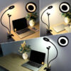 ECOBOX LAMPA LED + UCHWYT UNIWERSALNY RING SELFIE LAMPKA 12W