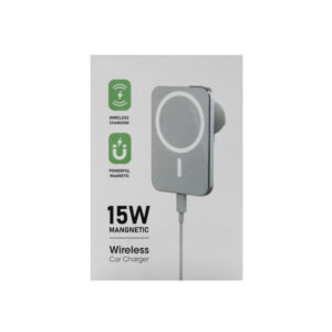 Ecobox uchwyt samochodowy z ładowaniem indukcyjnym MagSafe 15W czarny