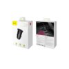 Baseus ładowarka samochodowa USB / USB-C 30W QC PD czarny CCALL-YS01
