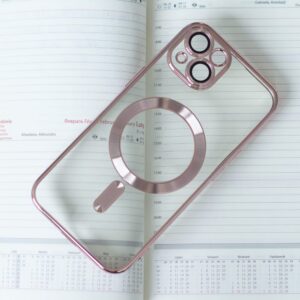 Nakładka MagSafe Color Chrome case do Samsung Galaxy A26 5G różowo-złoty