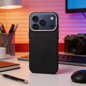 Nakładka Kevlar MagSafe case do iPhone 17 Pro czarny