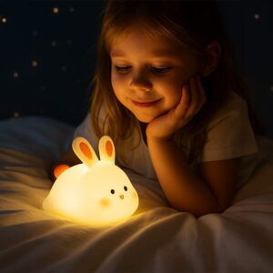 Ecobox Lampa LED Panda dla dzieci 1W Biało-czarny Silikon
