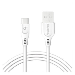Somostel Ładowarka samochodowa 2XUSB + kabel USB - Lightning 3A+2A 3100mA + 2100mA 1m Quick Charge QC3.0 Biały