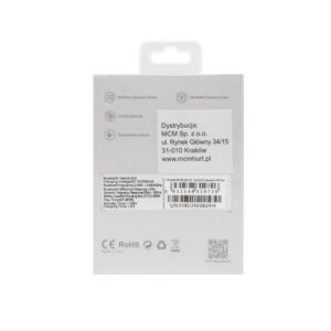 Blackview Słuchawka bluetooth AirBuds 12 TWS BT 5.4 LCD BIAŁY 400mAh