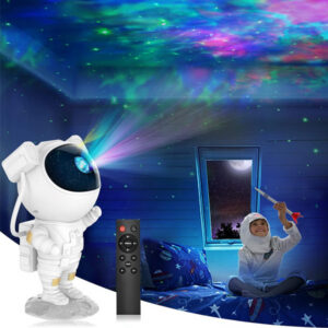 ECOBOX LAMPKA NOCNA LED PROJEKTOR GWIAZD ASTRONAUTA V1