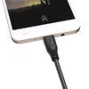 Somostel Kabel USB - Typ-C 3.1A 30W 3m Quick Charge QC3.0 Czarny SMS-BT03