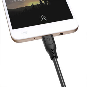 Somostel Kabel USB - microUSB 3.1A 30W 1m Quick Charge QC3.0 Czarny SMS-BT03
