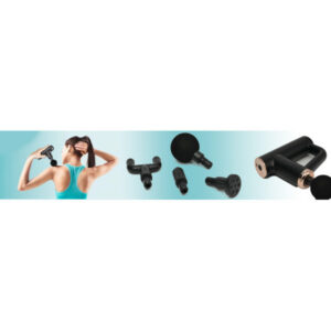 Ecobox Pistolet do masażu Power gun lite 25W Czarny