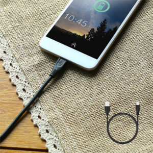 Somostel Kabel USB - microUSB 3.1A 30W 1m Quick Charge QC3.0 Czarny SMS-BT03