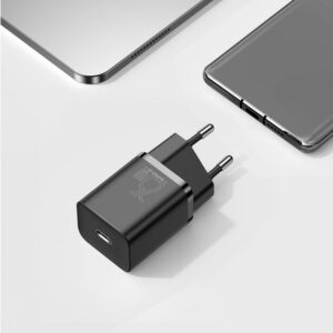 10_thickbox-166.jpg Baseus ładowarka sieciowa USB-C + kabel USB-C - USB-C 25W Quick Charge QC3.0 czarny