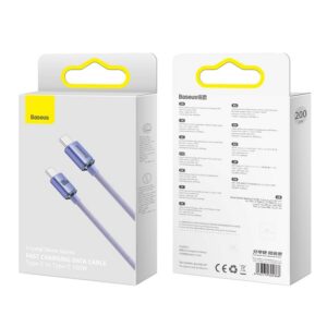 11_thickbox-122.jpg Baseus kabel E-maker USB-C - USB-C 100W 2m fioletowy oplot CAJY000705