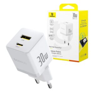 1_thickbox-2123.jpg Baseus ładowarka sieciowa USB / USB-C 30W QC PD biały