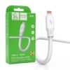 Denmen kabel USB - Lightning 120W 1m biały D28