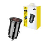 Baseus ładowarka samochodowa 2x USB 30W QC 3.0 czarny CCALL-YD01