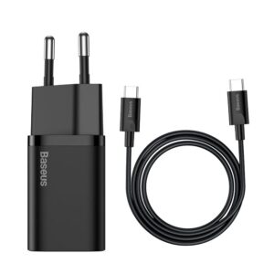 2_thickbox-2101.jpg Baseus ładowarka sieciowa USB-C + kabel USB-C - USB-C 25W Quick Charge QC3.0 czarny