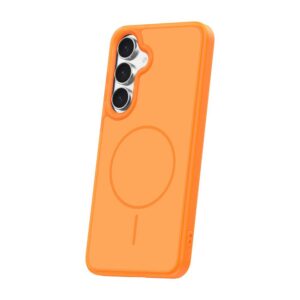 Nakładka Frame Thin MagSafe case do Samsung Galaxy S25 Ultra pomarańczowy