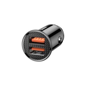 Baseus ładowarka samochodowa 2x USB 30W QC 3.0 czarny CCALL-YD01