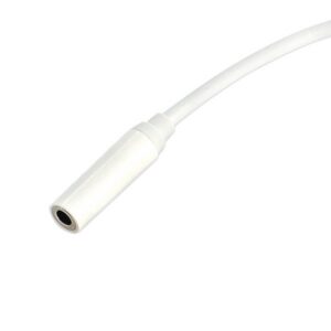 ECONOMY ADAPTER SŁUCHAWEK HF TYP-C NA JACK 3,5 PRZEJŚCIÓWKA BIAŁY