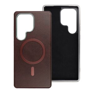 Nakładka Gentleman MagSafe case do Samsung Galaxy A57 5G brązowy