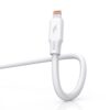 Denmen kabel USB - Lightning 120W 1m biały D28