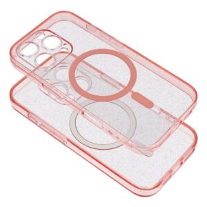 Nakładka MagSafe Glitter case do Samsung Galaxy S26 Plus błyszczący różowy