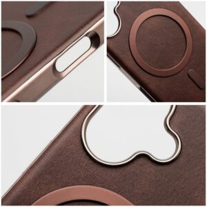 Nakładka Gentleman MagSafe case do Samsung Galaxy A57 5G brązowy