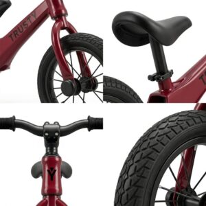 Trusty rowerek biegowy Star dla dzieci kremowy