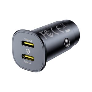 5_thickbox-1931.jpg Baseus ładowarka samochodowa 2x USB-C 30W QC PD czarny