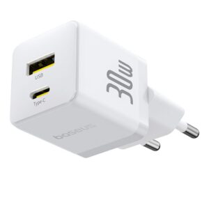 5_thickbox-1932.jpg Baseus ładowarka sieciowa USB / USB-C 30W QC PD biały