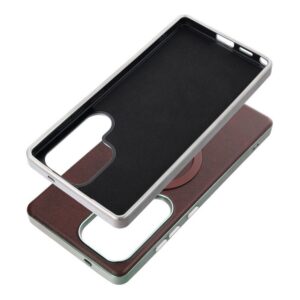 Nakładka Gentleman MagSafe case do Samsung Galaxy A37 5G brązowy