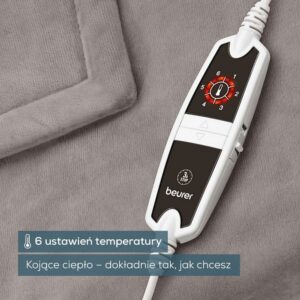 Beurer koc grzewczy brązowy HD150 XXL Cosy Taupe