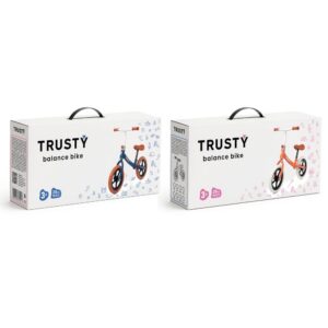 Trusty rowerek biegowy Basic dla dzieci różowy
